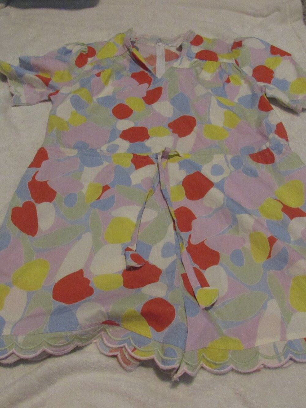 Karlie Mosaic print Romper  Size Small USED